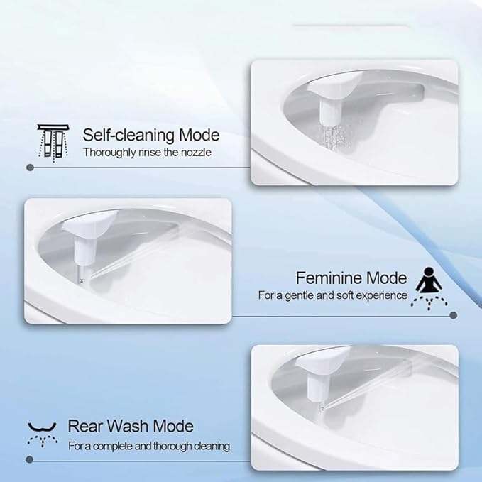 Self-cleaning Toilet Flusher Manual Non-electric