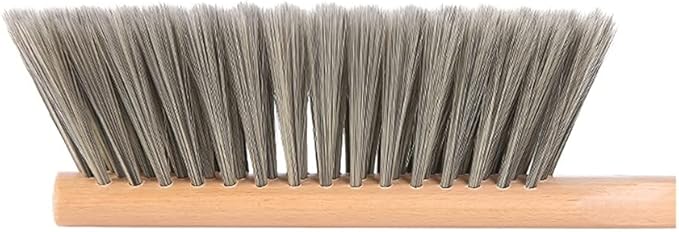 Multifunctional Cleaning Brush Long Wood Handle Handheld Comfort Grip Dust Brush Bed Brush Hanging Storage Suitable for Home Use