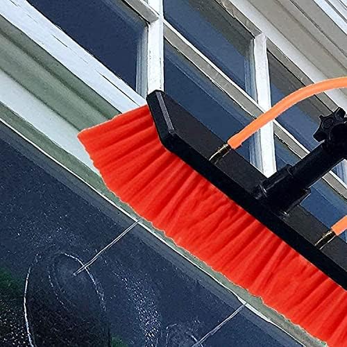 Glass Cleaning Brush Home Water Fed Telescopic Pole Kit Solar Panel Brush Rotating for Photovoltaic PanelWater Fed Pole Kit Adjustable Window Cleaning Pole 3.6M 5.4M 6M 7.2M 9M 11M 180° Rot