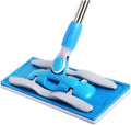 Mop Flat Plate to Wipe The Earth Artifact Household Wood Floor Mop Clamped Wet and Dry Dual-use Bed Take It Off(D)