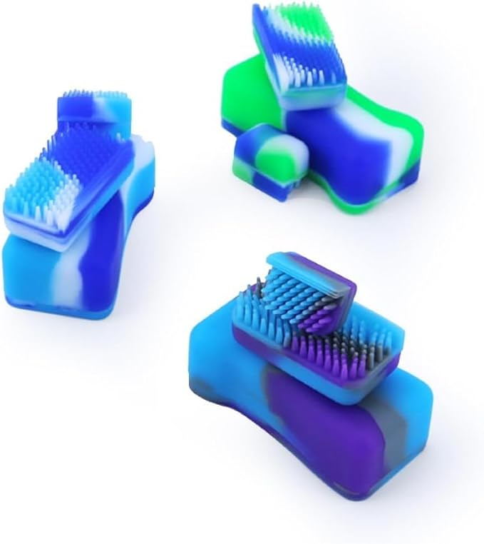 Green Piece® Magnetic Glass Cleaner Kit (Made in USA) – 2 Bottles of 16 oz Glass Cleaner with Purple Magnet Scrubber for Easy Grime Eco-Friendly Solution for Glass Ceramic Metal Surfaces