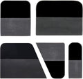 PPF Squeegee Kit 5 in 1 Anti-Scratch Soft TPU Scraper for VinylSmall Tint Squeegee Water Blade Scraper for Paint Protection FilmVinyl Wrap Window Tint Tools (Black)