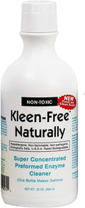 Naturally Preformed Enzyme Cleaner Enzyme Solution Multi-Purpose Cleaner Laundry Additive and More - Concentrate - Fresh and Clean Scent - 32oz
