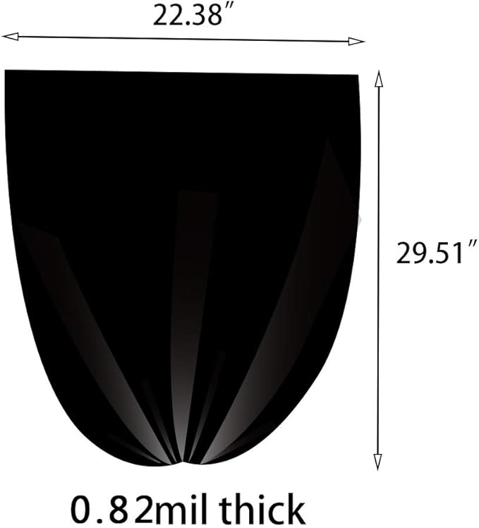 8 Gallon Trash Bags 170 Counts Black Trash Cans Liners