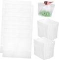 150 Pcs Transparent Kitchen Trash Bags Self Standing Waste Bags for Sink Bathroom Bedroom Hollow Design for Easy Food Scrap Disposal and
