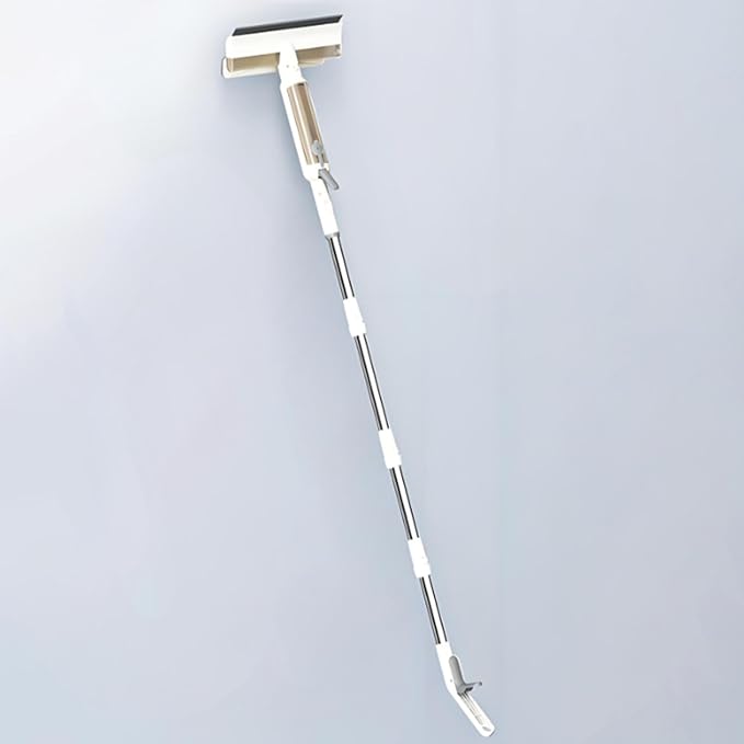 Double Side Mist Retractable Window Cleaner Glass Clean Scrapers Modern Window Spray Cleaning Brush for Shower Home Wall Door 1 Cotton tip