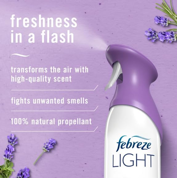 F.e.b.r.e.z.e Air Freshener SprayOdor Eliminator 3 Count 8.8 Ounce (Pack of 3) (Lavender)