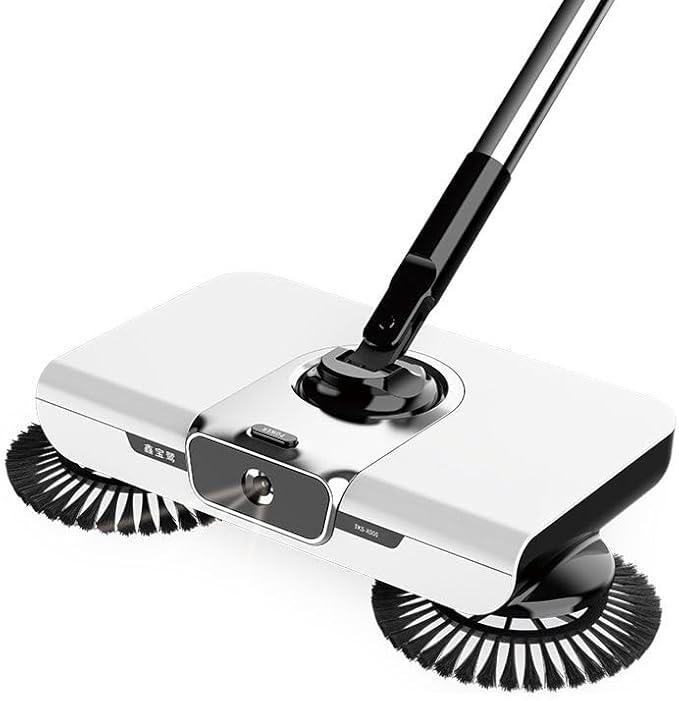 Hand Push Floor Sweeper and Dustpan Set Magic Broom for Home Floor Cleaning Easy-to-Use Upright Mop and Sweeping Tool