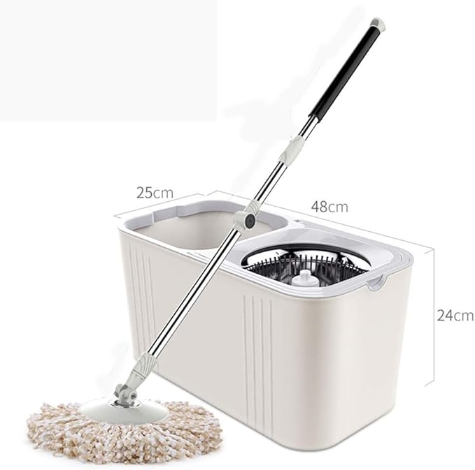 Microfiber Mop Floor Cleaning System-Washable Pads for Hardwood Laminate and Tile with Soft Padding and Handles Suitable for Wood Walls Kitchens