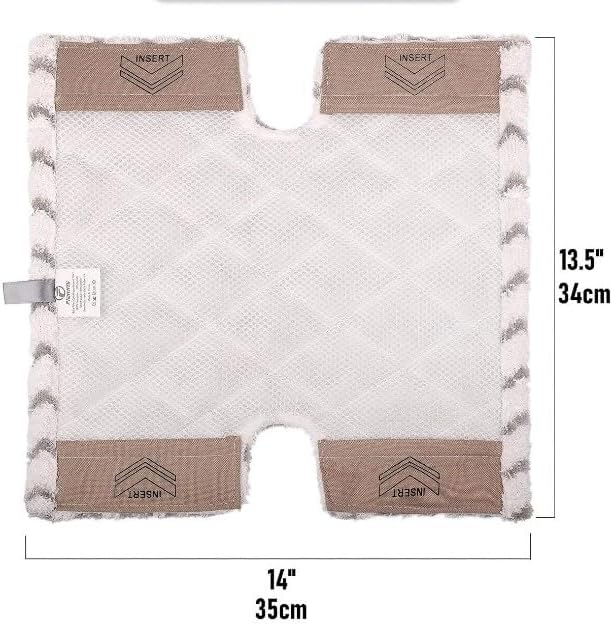 # XTP184 P184WQ 4 PCS Microfiber Steam Mop Pad Cleaning Rag Fits S3973 S3973D S5001 S5003A Replacement Parts NEW Compatible with Shark