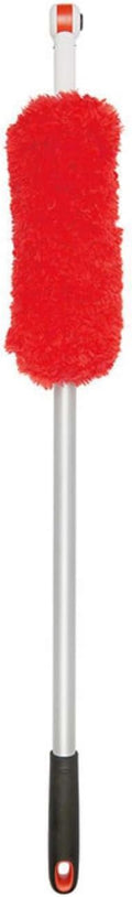 OXO Good Grips 3-in-1 Extendable Microfiber Long Reach Duster with Interchangeable Heads 8 ft