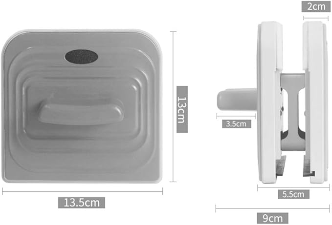 Magnetic Window Cleaner Double-Side Magnetic Glass Cleaner Window Cleaner Glider Washing Brush Equipment Glass Wiper Cleaning Tool for High-Rise and Car Glazed Window Thickness