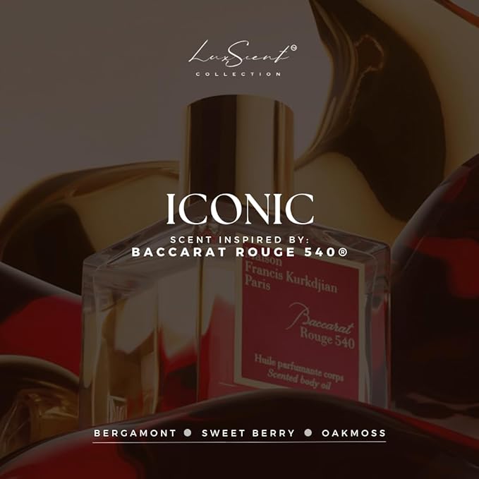 Iconic Baccarat Rouge Aroma Car Diffuser Cartridge Fragrance Refill 20ML Compatible with All Ultrasonic Smart Car Diffusers - Luxury Hotel Fragrance - Aromatherapy - Ideal for Cars Trucks &amp More