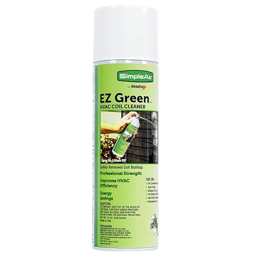 EZ Green HVAC Coil Cleaner + Frost King Foam Coil Cleaner