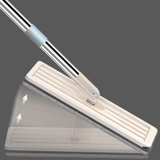 Hand Free Mop Household Dual-Purpose Dry and Wet Flat with Bucket