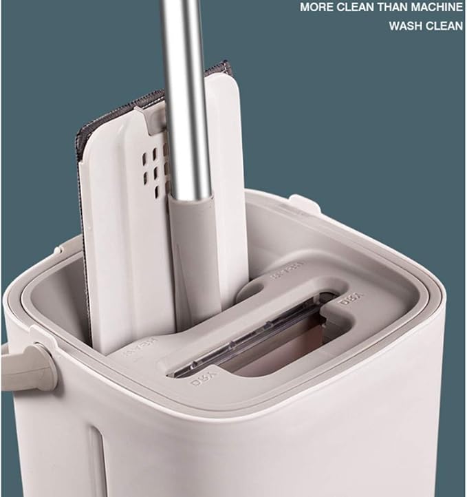 2020 Latest Mop Set Hands Free Wash Cleaning Tools Floor Cleaner Microfiber Mops with Bucket Kitchen Clean Flat Squeeze