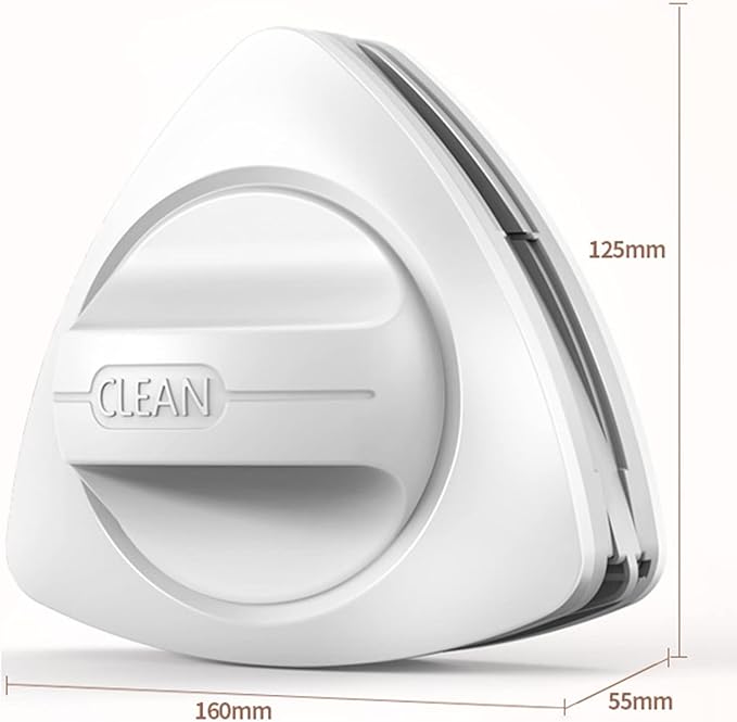Magnetic Window Cleaner Magnetic Window Cleaner 10-Files Adjustable Magnetic Washing Window Brush Glass Wiper for High-Rise and Car Glazed Window Thickness 15-30Mm
