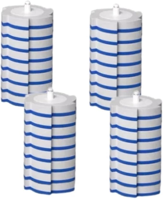 Disposable Toilet Brush Set Toilet Bowl Cleaning Kit Cleaners with Refills Floorstand Cleaning Tool for Bathroom Wc Accessories(32pcs Flower Heads)