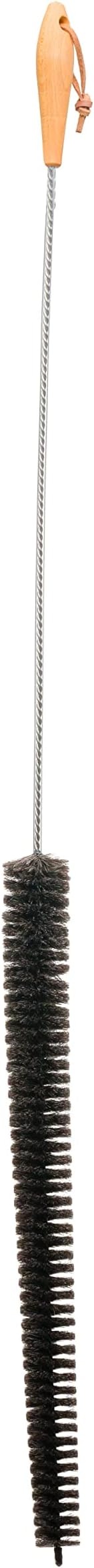 Redecker Dark Goat Hair Radiator Brush with Oiled Beechwood Handle 45-1/4-Inches