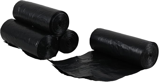 208 Counts 13-15 Gallon Drawstring Tall Kitchen Trash Bags Strong Garbage Can Liners Black