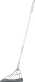 Original Broombi - All-Surface Silicone Broom Squeegee Pet Hair Remover - Smart Broom for Indoor Cleaning - Cleans Glass Fine Dust Hair Liquids - for Smooth Floors Rugs Windows (Grey)