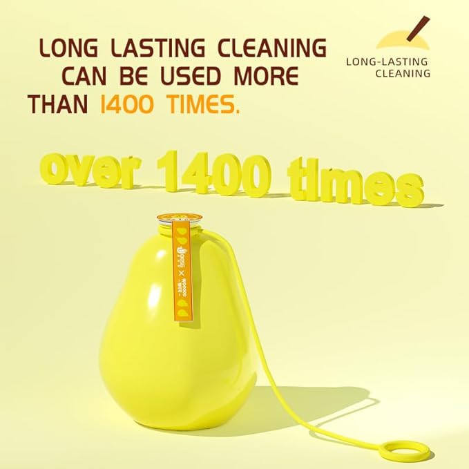 Toilet Cleaner Household Cleaning Solution Natural &amp Long Lasting Chemical Free Bathroom Cleaning Product for Hard Water Stains &amp Rings Drop In Tank System 2 Count