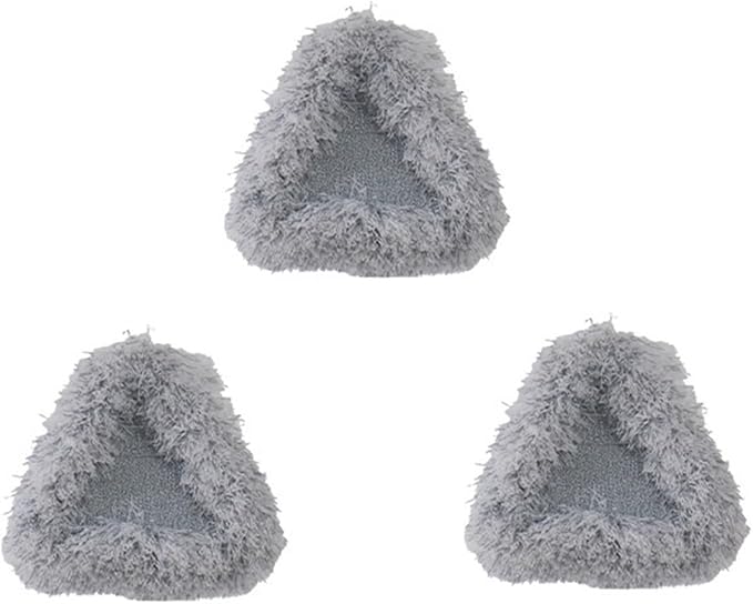 Portable Fold Triangle Head Floor Mop Cleaner Tool 360 Rotation Cleaning for Kitchen Walls and Ceilings Microfiber Pad(Combination-B)