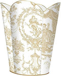 Marye-Kelley WB442-Beige Toile Wastepaper Basket