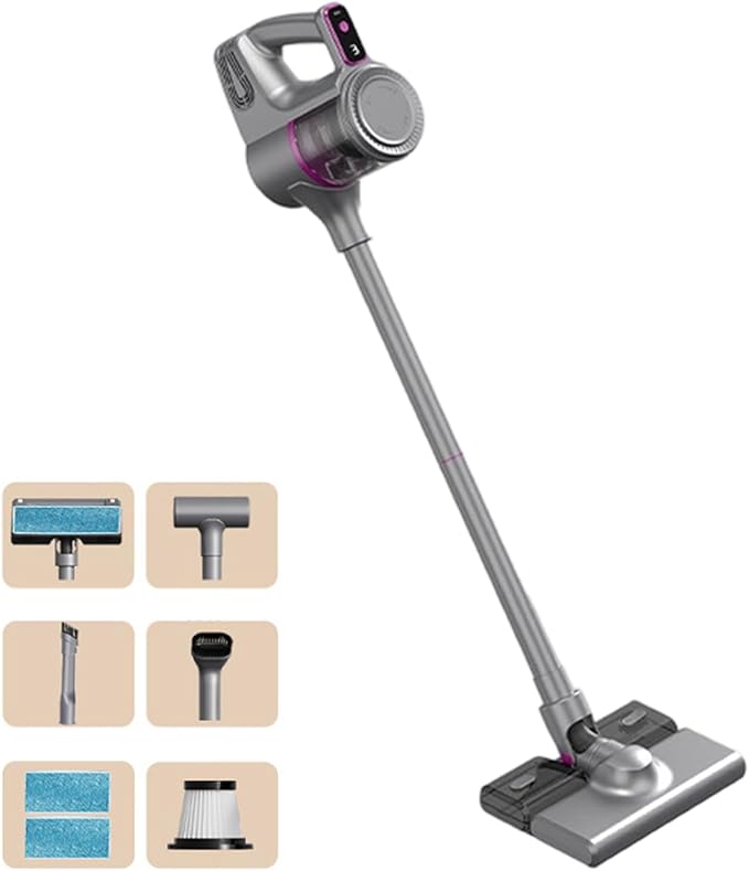 High Efficiency Filter Vacuum Capturing 99.9 Percent Antigens Four Thousand Hypersensitivity Sufferers Mobile and Rechargeable Household Vacuum