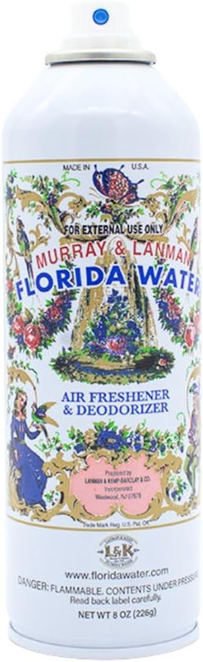 Esoteric Spray | 226g7 8 Oz | Florida Water or Jackpot Money Spray | Ideal for Bad Energy Removal | (Florida Water)
