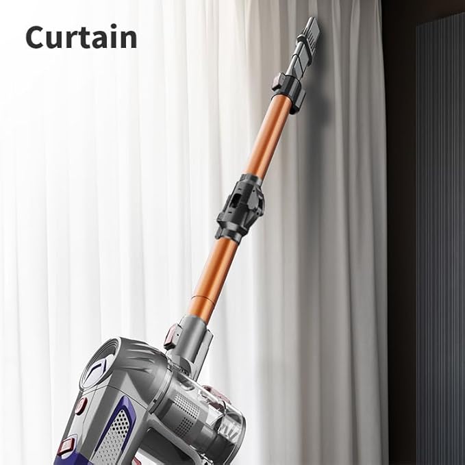 3-in-1 Cordless Stick Vacuum Cleaner | 150AW/9000Pa Suction 40 Min Runtime Lightweight &amp Self-Standing for Floors Carpets Cars (Z7 Gold)