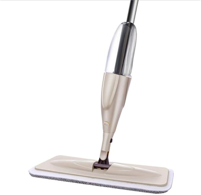 Spray Floor Mop with Reusable Microfiber Pads 360 Degree Handle for Home Kitchen Laminate Wood Ceramic Tiles Cleaning