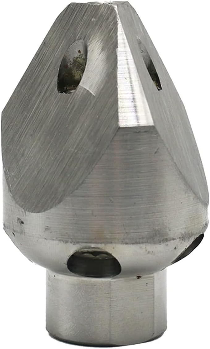 High-pressure Nozzle Small Puncture Stainless Steel Dredging Washing Machine Accessories Mine Dredging Sewer Water Mouse Nozzle (Color : 3 of 8 inch female) WANGZC001