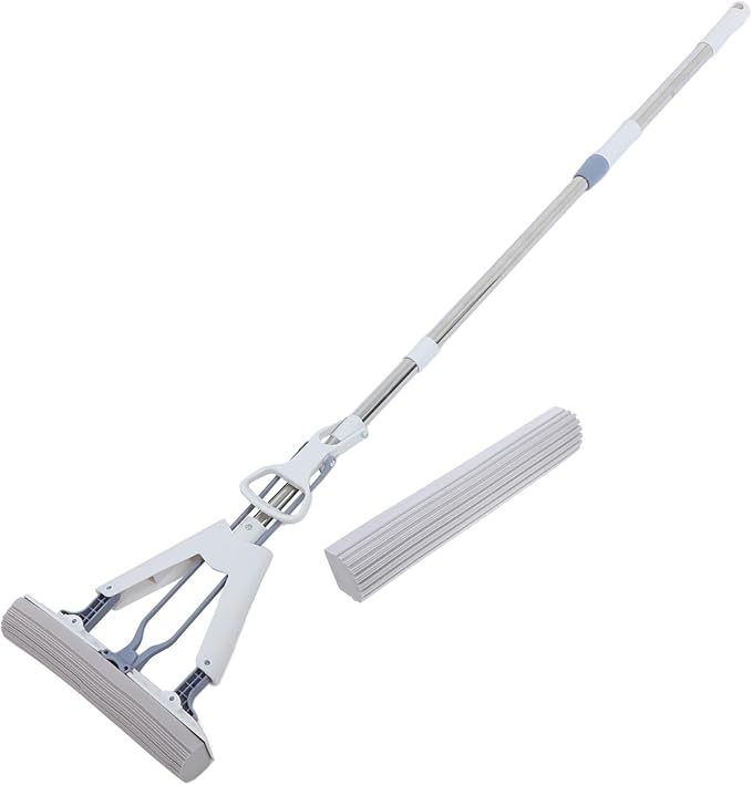 1 Set Folding Squeeze Mop Dual Use Lazy Mop for Efficient Tile Marble and Floor Cleaning Lightweight Durable Design for Easy Use