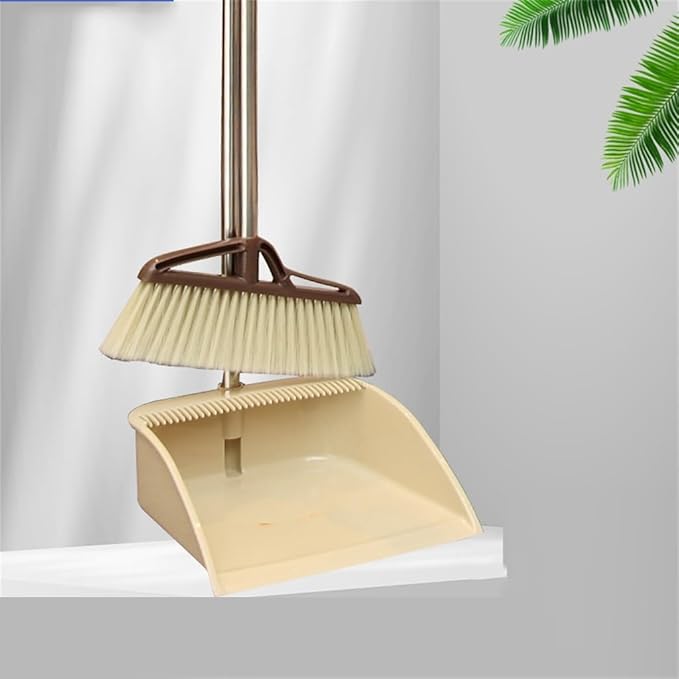 Sweeper Soft Bristle Dustpan Set Bedroom Bathroom Non-Stick Hair Broom