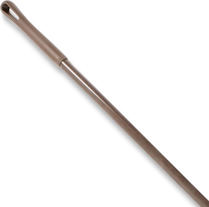SPARTA Fiberglass Broomstick Replacement Broom Handle with Acme Threaded Tip for Industrial Cleaning Tools Fiberglass 60 Inches Brown (Pack of 12)