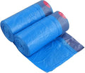 10 gallon kitchen Garbage Bags Trash Bags with Drawstring Blue 2 Rolls/110 Bags