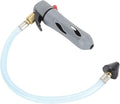 Semme Versatile Threaded Drain for AC Condensate Lines Efficient CO2 Cleaner with Flexible Hose and Design (Gray)