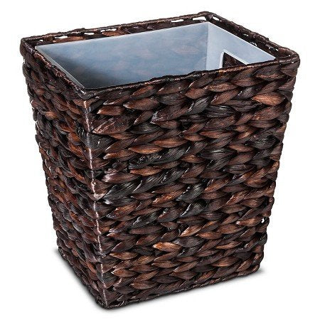 Threshold New Wastebasket Dark Weave