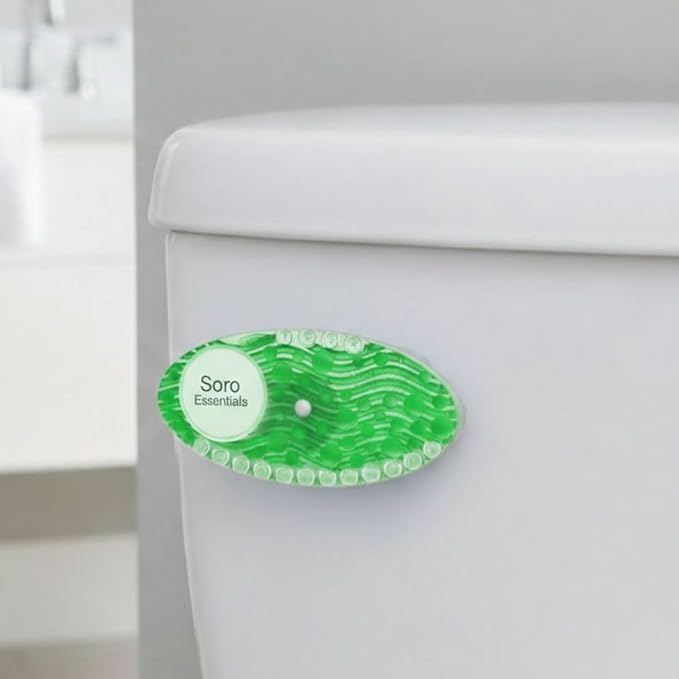 Soro Essentials- Cucumber Melon Curve Air Freshener Deodorizer Set of 10- Long Lasting Odor-Fighting Air Freshener Toilet Bowl Freshener Air Fresheners for Home Bathroom and Kitchen