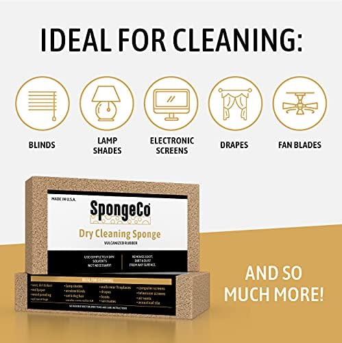 Dry Cleaning Soot Eraser 72 Pack - Pet Hair Smoke Dust and Dirt Remover Chem (72-3x6x3/4)