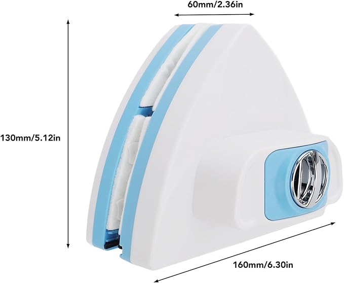 Magnetic Win Cleaner Professional Efficient Double Side Glass Wiper for Win Glass Shower Door Car Wind 20?50mm 0 79?1 97in Height of Your Making It of Various (5-30mm)
