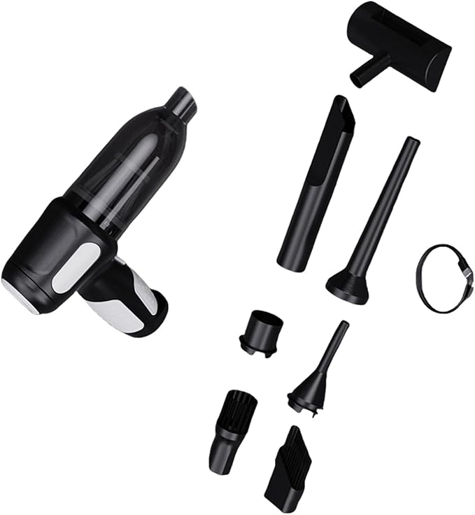 Handheld Vacuum USB Rechargeable Car Carpet Cleaner Light Weight Portable Trash Garbage Remover Car Dry Wet Use