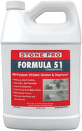 Stone Pro Formula 51 Gallon Concentrate - Heavy Duty Cleaner &amp Degreaser - Safe for Natural Stone Concrete Tile &amp Grout