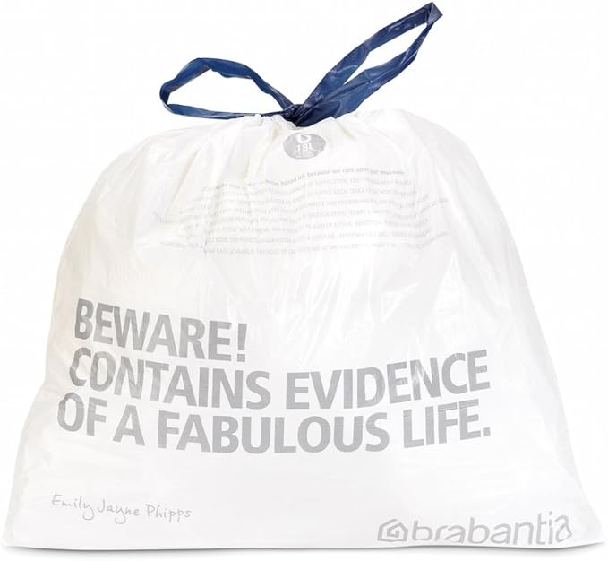 Brabantia Bin Liners 18 L - Size Q 20 Bags