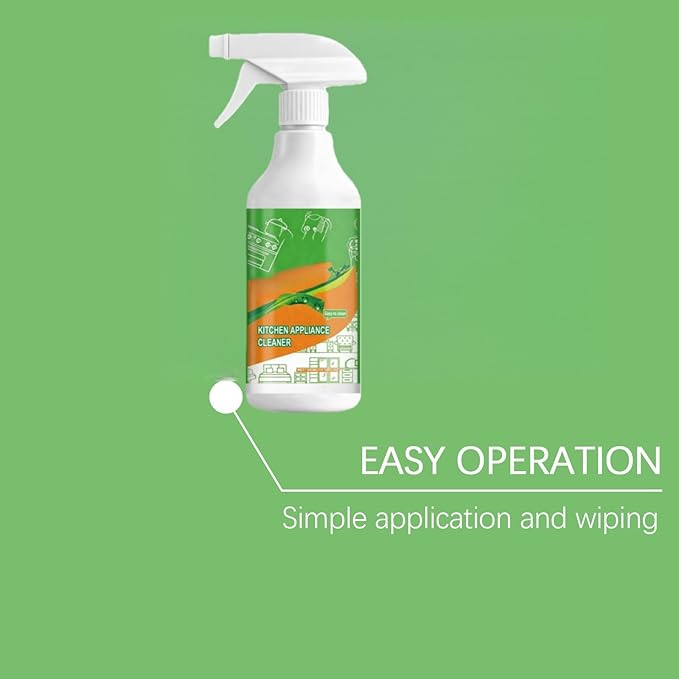 Kitchen Cleanse Formulation Appliances Electrolyzed Ions Kitchen Appliance Cleaner Spray Stain Remover For Stove/Range Hood Stove &amp Oven Cleaner Heavy Duty Multi-Surface Cleaning Spray (1)