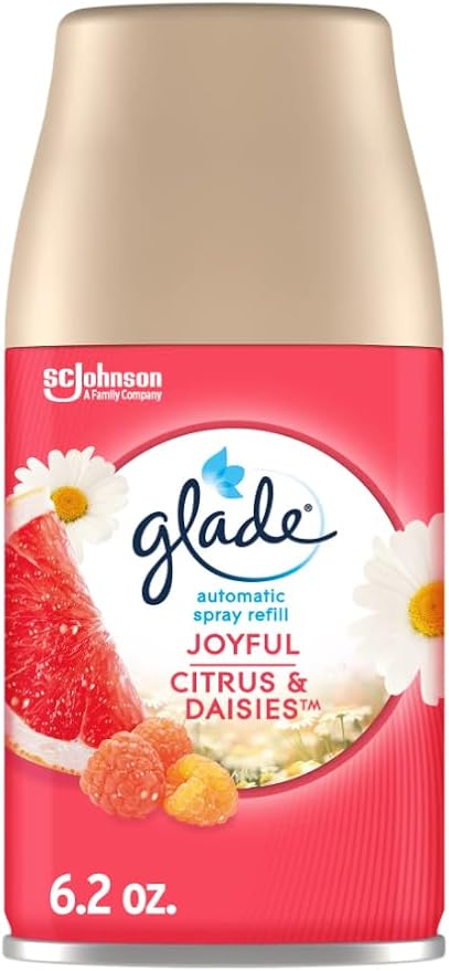 Glade Automatic Spray Variety Pack 6.2 oz Sky &amp Sea Salt Clean Linen and Joyful Citrus &amp Daisies