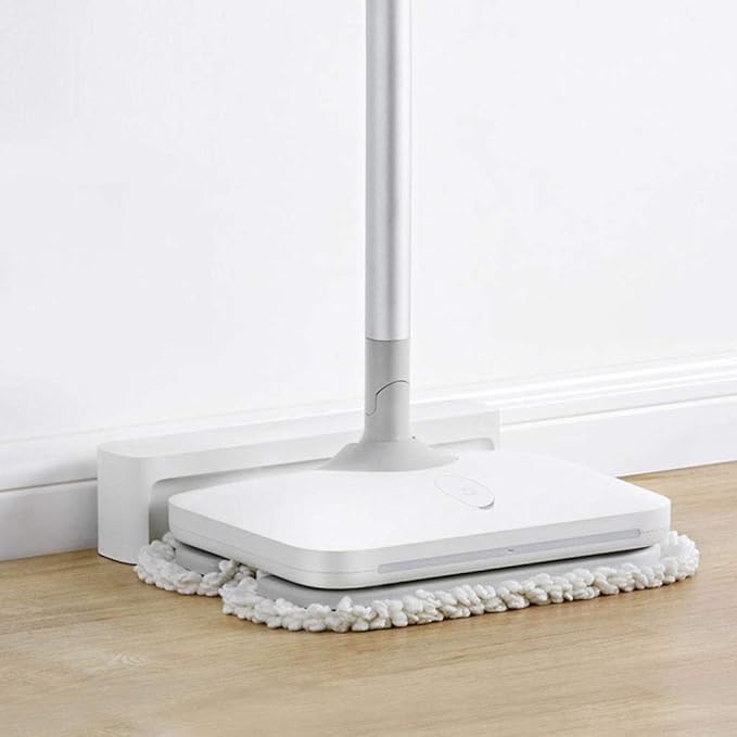 Cordless Electric Mop Scrubber Powerful Cleaner Handheld 180° Automatic Rotary  Polisher for Hard Wood Tile Vinyl Marble and Laminate Floor