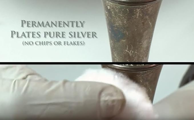 Nushine Silver Maintenance Solution 3.4 Oz - contains pure silver (perfect for worn silver)