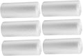 BESPORTBLE 6 Rolls Thickened Plastic Garbage Bags for Kitchen and Bathroom 45x50cm Flat Mouth Disposable Trash Bags Home Use with Perforated Tear Line